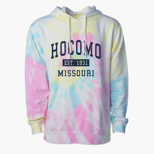Hocomo Missouri Classic Established Premium Tie-Dye Hoodie