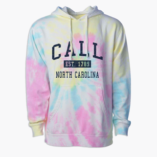 Call North Carolina Classic Established Premium Tie-Dye Hoodie