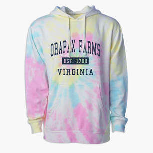 Orapax Farms Virginia Classic Established Premium Tie-Dye Hoodie