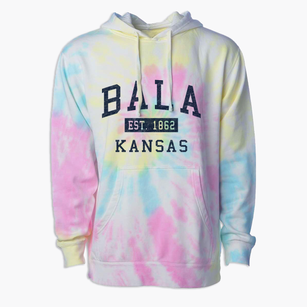 Bala Kansas Classic Established Premium Tie-Dye Hoodie