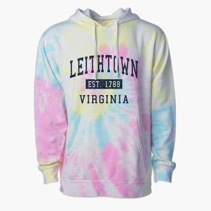 Leithtown Virginia Classic Established Premium Tie-Dye Hoodie
