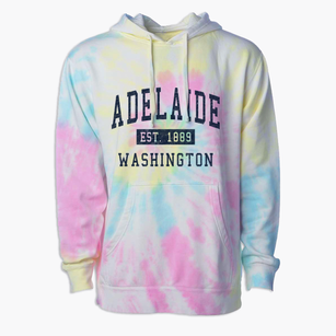Adelaide Washington Classic Established Premium Tie-Dye Hoodie