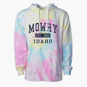 Mowry Idaho Classic Established Premium Tie-Dye Hoodie