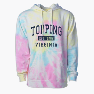 Topping Virginia Classic Established Premium Tie-Dye Hoodie