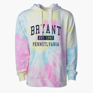 Bryant Pennsylvania Classic Established Premium Tie-Dye Hoodie