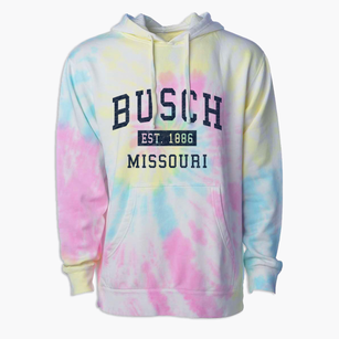 Busch Missouri Classic Established Premium Tie-Dye Hoodie