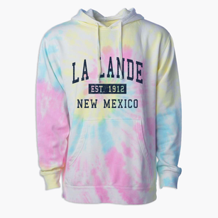 La Lande New Mexico Classic Established Premium Tie-Dye Hoodie