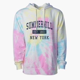 Summerhill New York Classic Established Premium Tie-Dye Hoodie