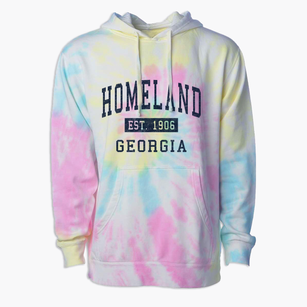 Homeland Georgia Classic Established Premium Tie-Dye Hoodie