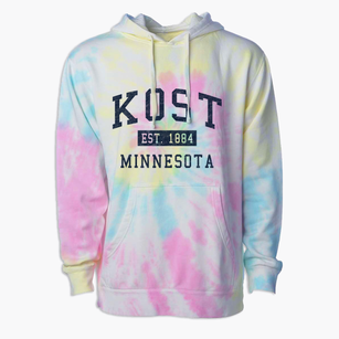 Kost Minnesota Classic Established Premium Tie-Dye Hoodie