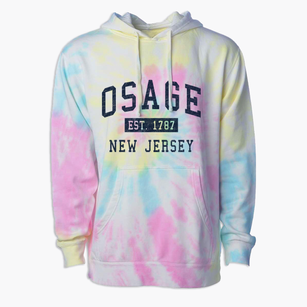Osage New Jersey Classic Established Premium Tie-Dye Hoodie