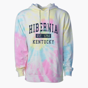 Hibernia Kentucky Classic Established Premium Tie-Dye Hoodie