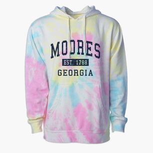 Moores Georgia Classic Established Premium Tie-Dye Hoodie