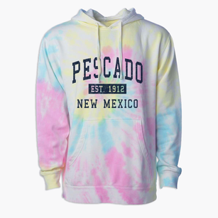 Pescado New Mexico Classic Established Premium Tie-Dye Hoodie
