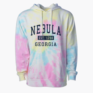 Nebula Georgia Classic Established Premium Tie-Dye Hoodie
