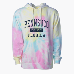 Pennsuco Florida Classic Established Premium Tie-Dye Hoodie