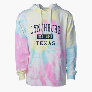 Lynchburg Texas Classic Established Premium Tie-Dye Hoodie