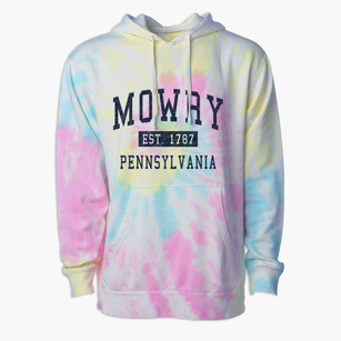 Mowry Pennsylvania Classic Established Premium Tie-Dye Hoodie