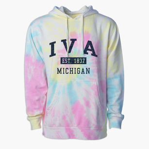 Iva Michigan Classic Established Premium Tie-Dye Hoodie