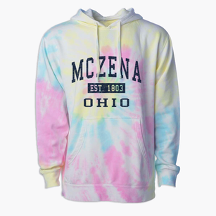 Mczena Ohio Classic Established Premium Tie-Dye Hoodie
