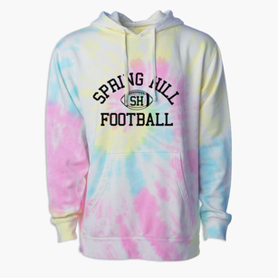 Spring Hill Primary School Classic Football Premium Tie-Dye Hoodie