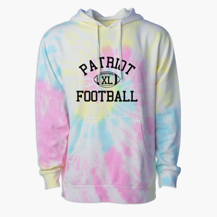 Patriot School Classic Football Premium Tie-Dye Hoodie