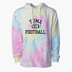 Yuma Sda School Classic Football Premium Tie-Dye Hoodie