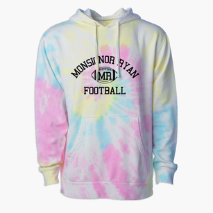 Monsignor Ryan Memorial High School Classic Football Premium Tie-Dye Hoodie