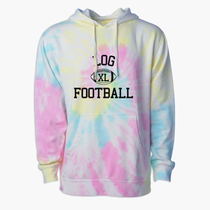 Log School Classic Football Premium Tie-Dye Hoodie