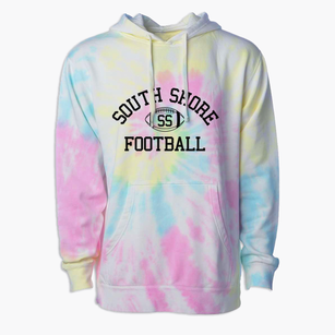 South Shore Charter School Classic Football Premium Tie-Dye Hoodie