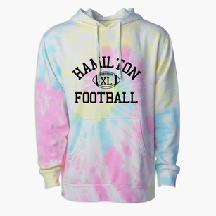 Hamilton High School Classic Football Premium Tie-Dye Hoodie