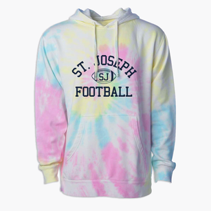 Saint Joseph School Classic Football Premium Tie-Dye Hoodie