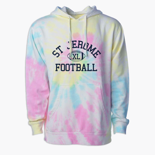 St Jerome Parish Classic Football Premium Tie-Dye Hoodie