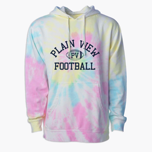 Plain View Primary School Classic Football Premium Tie-Dye Hoodie