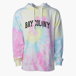 Bay Colony Elementary School Varsity Arch Premium Tie-Dye Hoodie