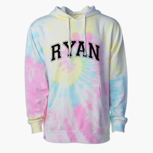 Ryan Elementary School Varsity Arch Premium Tie-Dye Hoodie
