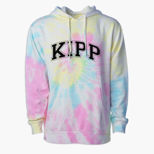 Kipp Academy Middle School Varsity Arch Premium Tie-Dye Hoodie