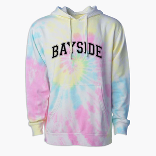 Bayside Intermediate School Varsity Arch Premium Tie-Dye Hoodie