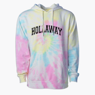 Hollaway Middle School Varsity Arch Premium Tie-Dye Hoodie
