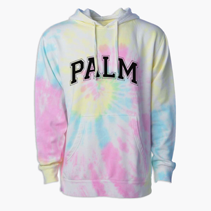 Palm Elementary School Varsity Arch Premium Tie-Dye Hoodie