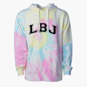 Lbj High School Varsity Arch Premium Tie-Dye Hoodie