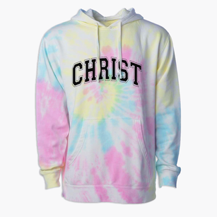 Christ Lutheran School Varsity Arch Premium Tie-Dye Hoodie