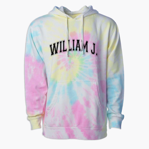 William J. Christian School Varsity Arch Premium Tie-Dye Hoodie