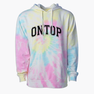 Ontop Alternative School Varsity Arch Premium Tie-Dye Hoodie