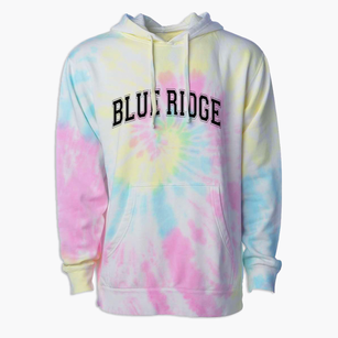 Blue Ridge Middle School Varsity Arch Premium Tie-Dye Hoodie