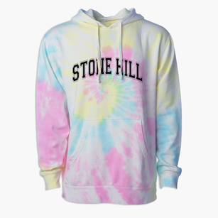 Stone Hill Middle School Varsity Arch Premium Tie-Dye Hoodie