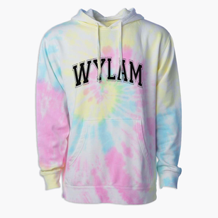 Wylam Elementary School Varsity Arch Premium Tie-Dye Hoodie