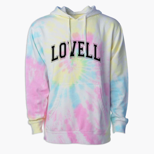 Lovell High School Varsity Arch Premium Tie-Dye Hoodie
