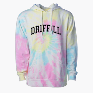Driffill Elementary School Varsity Arch Premium Tie-Dye Hoodie