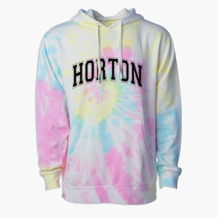 Horton Elementary School Varsity Arch Premium Tie-Dye Hoodie